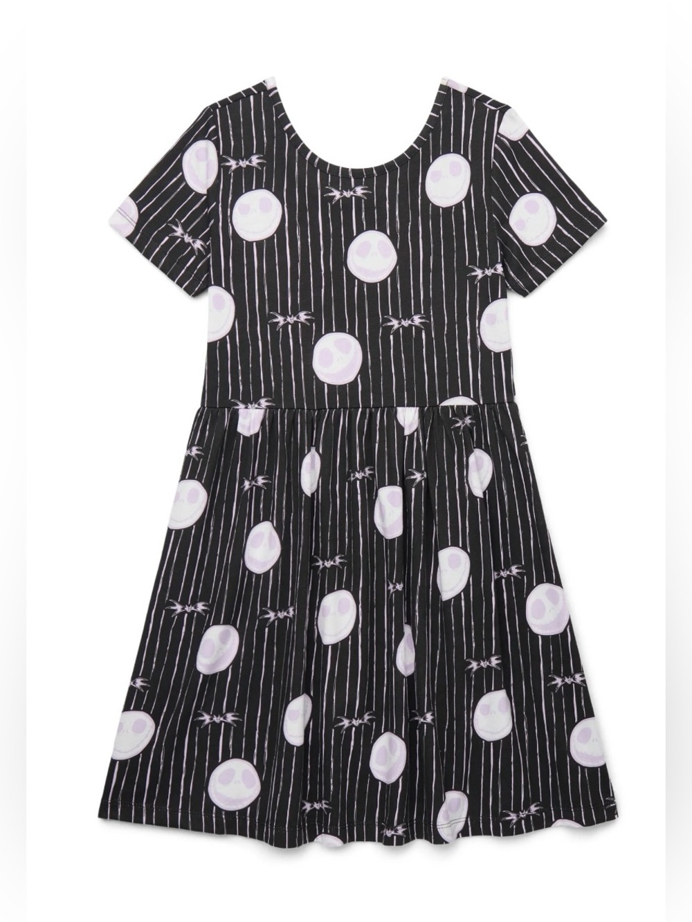 NWT Disney Nightmare Before Christmas Jack Skellington Girls Skater Dress L10-12